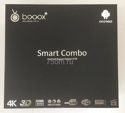 Booox Smart Combo IPTV, SAT, DVB-T2